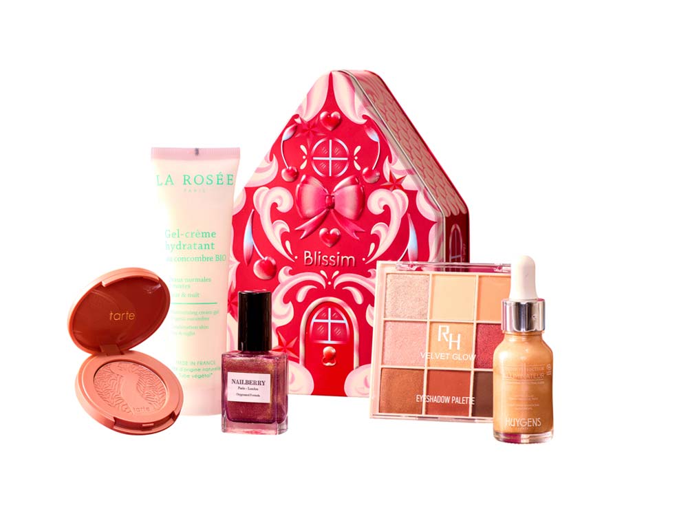 Box z kosmetykami premium marki Blissim